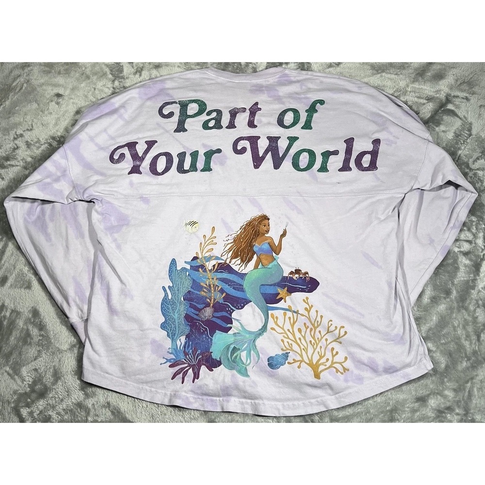 Disney Shirt Large The Little Mermaid Ariel Part of Your World Spirit Jersey